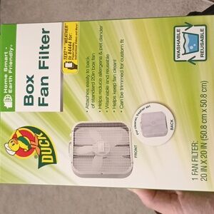 DUCK BRAND 20 Inch Square Box Fan Filter | NEW